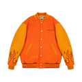 Vandy the Pink Charizard Flame Varsity Jacket Orange Medium