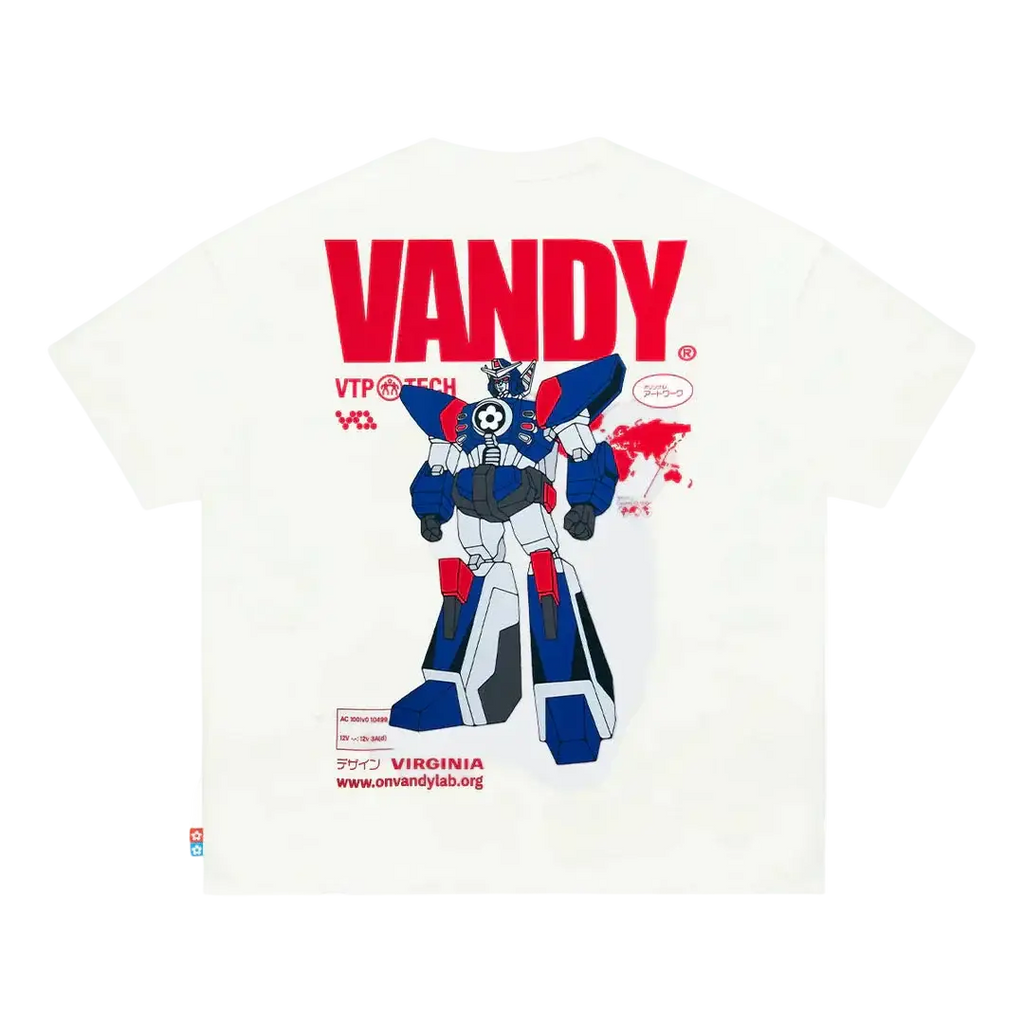 Vandy the Pink Robot T-Shirt White