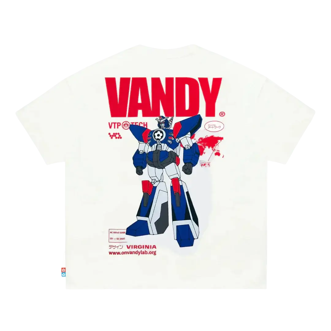Vandy the Pink Robot T-Shirt White