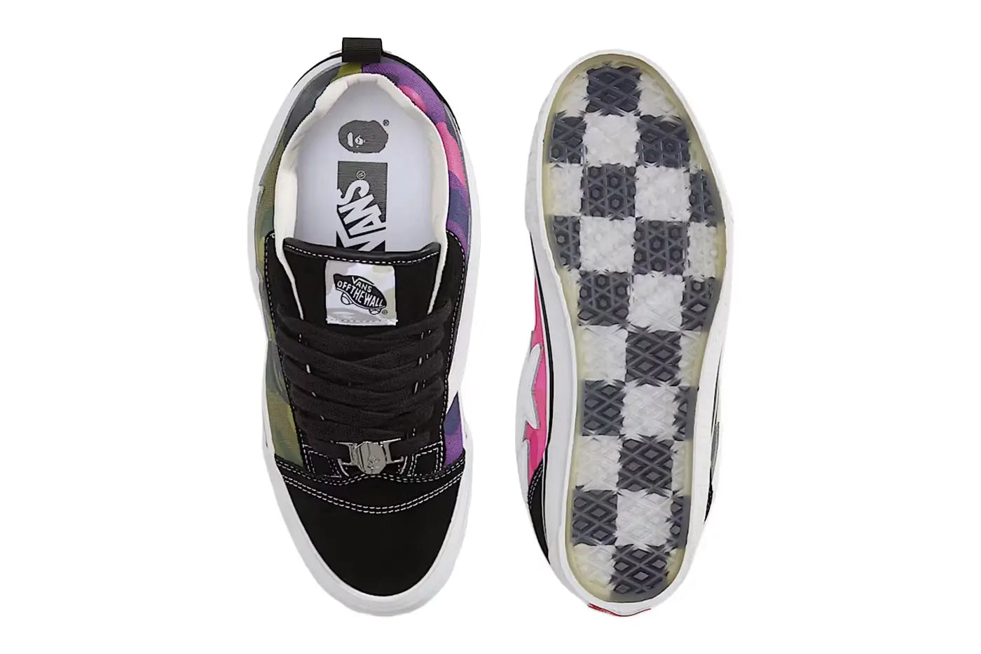 Vans Knu Skool Bape Camo Green Size 10