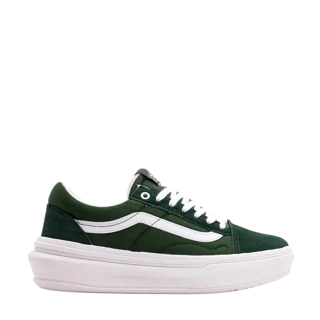 Vans Old Skool ComfyCush Dark Green/White - 10