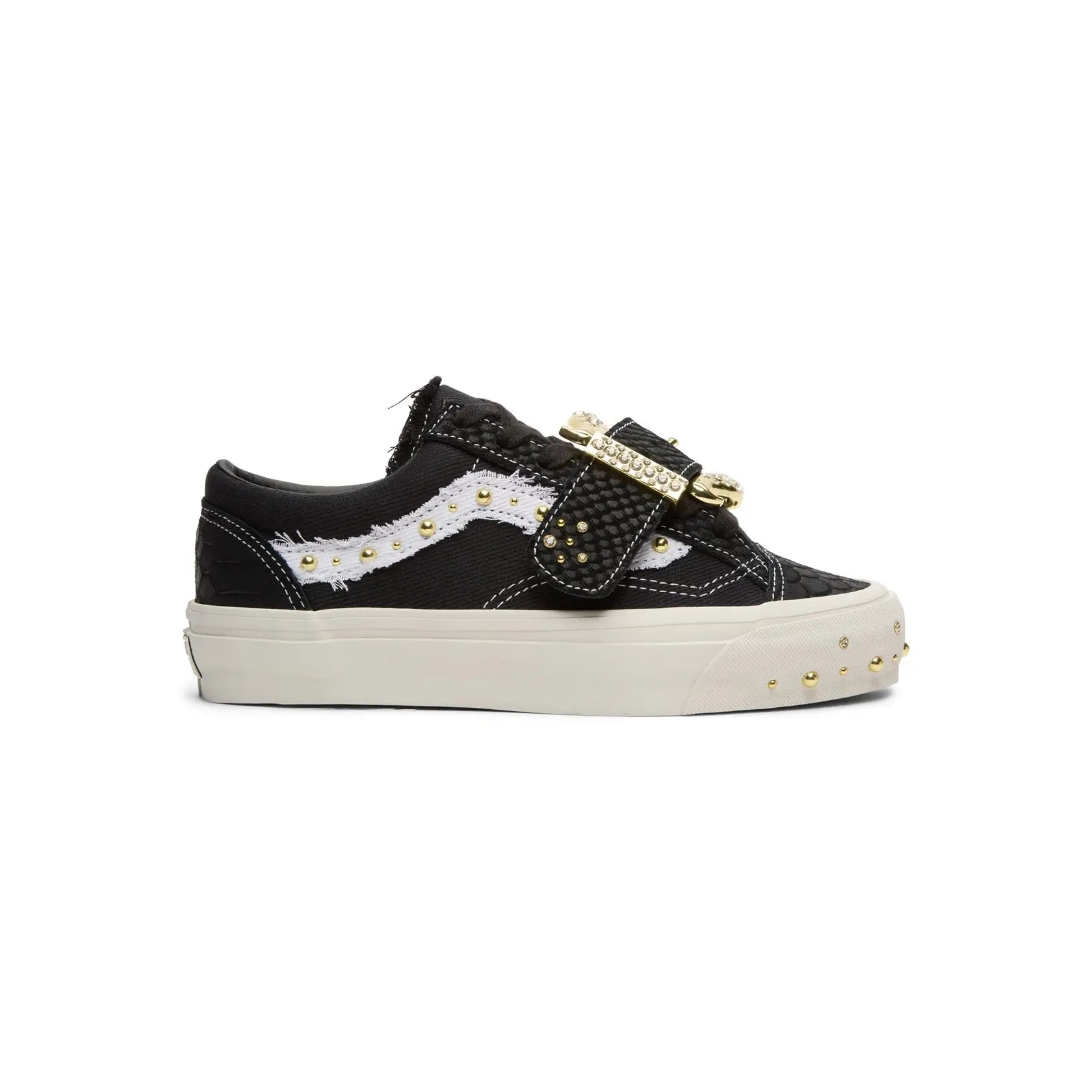 Vans Premium Old Skool 36 Metagirl Buckle Black White Size 6 M/7.5 W