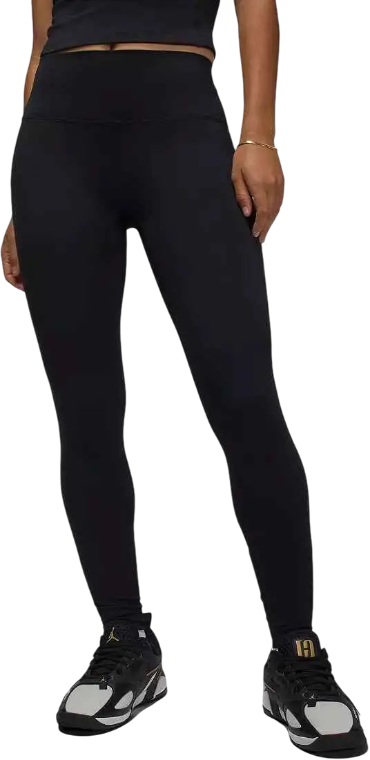 Women’s jordan dri-fit high waisted leggings in black with smooth form-fitting stretch fabric