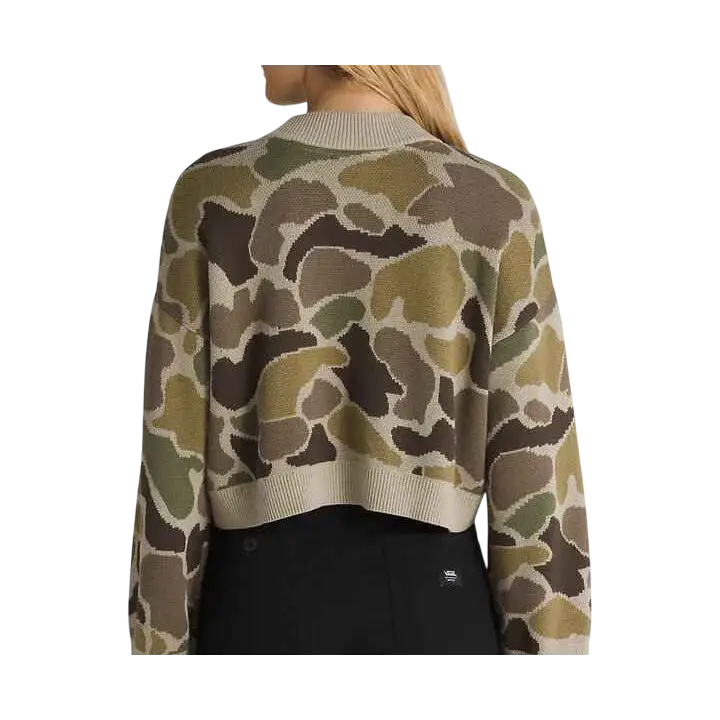 Women’s Vans Camille Camo Pullover Sweater