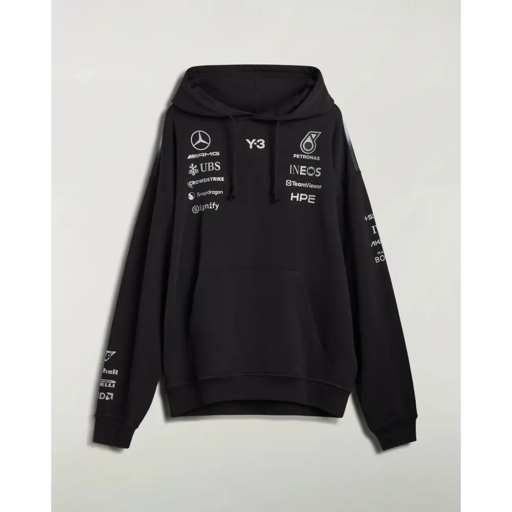 Y-3 x Mercedes AMG F1 Team Hoodie Black - Hoodies