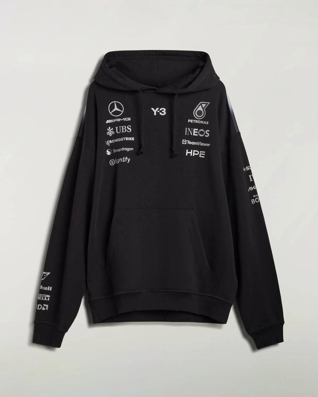 Y-3 x Mercedes AMG F1 Team Hoodie Black - Hoodies